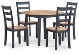 Gesthaven Dining Table and 4 Chairs - Ornate Home