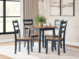 Gesthaven Dining Table and 4 Chairs - Ornate Home