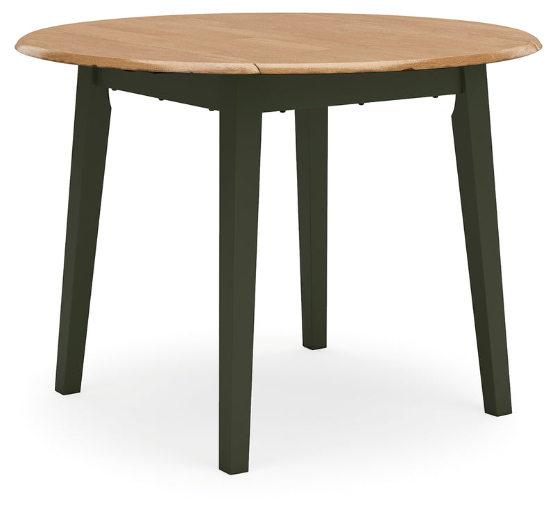 Gesthaven Natural/Green Dining Drop Leaf Table - Ornate Home