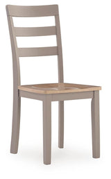 Harperfeld Natural/Gray Dining Room Side Chair (Set of 2)