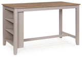 Harperfeld Natural/Gray RECT Dining Room Counter Table
