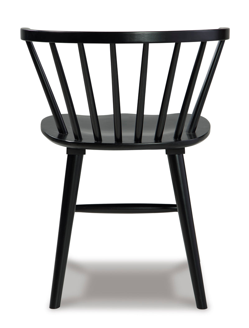 Otaska Black Dining Chair (Set of 2) - Ornate Home