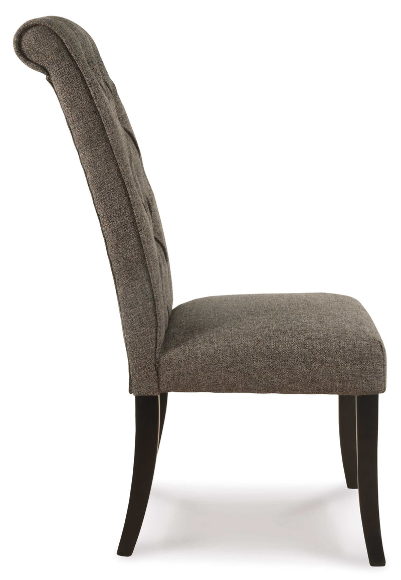 Tripton Graphite Dining Side Chair (Set of 2) - Ornate Home