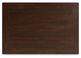Valebeck White Counter Height Dining Table and 6 Barstools (Online Special Price)