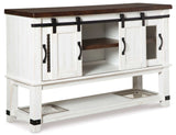 Valebeck White & Brown Dining Server/Sideboard - Ornate Home