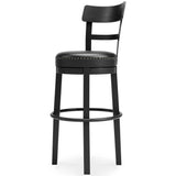 Valebeck Black Bar Height Bar Chair - Ornate Home