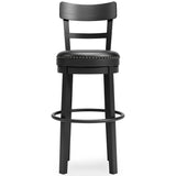 Valebeck Black Bar Height Bar Chair - Ornate Home