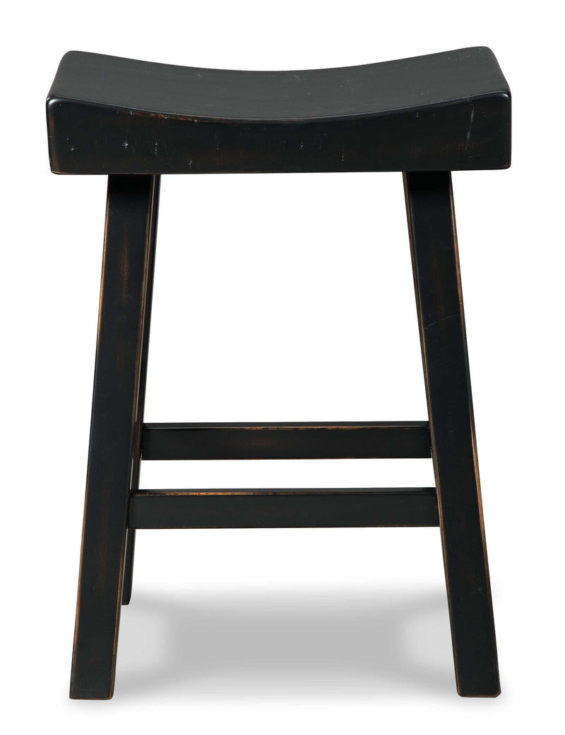 Glosco Black Counter Height Bar Stool (Set of 2) - Ornate Home