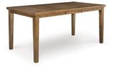 Broxtyn Light Brown Counter Height Dining Extension Table (Online Special Price)