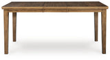 Broxtyn Light Brown Counter Height Dining Extension Table
