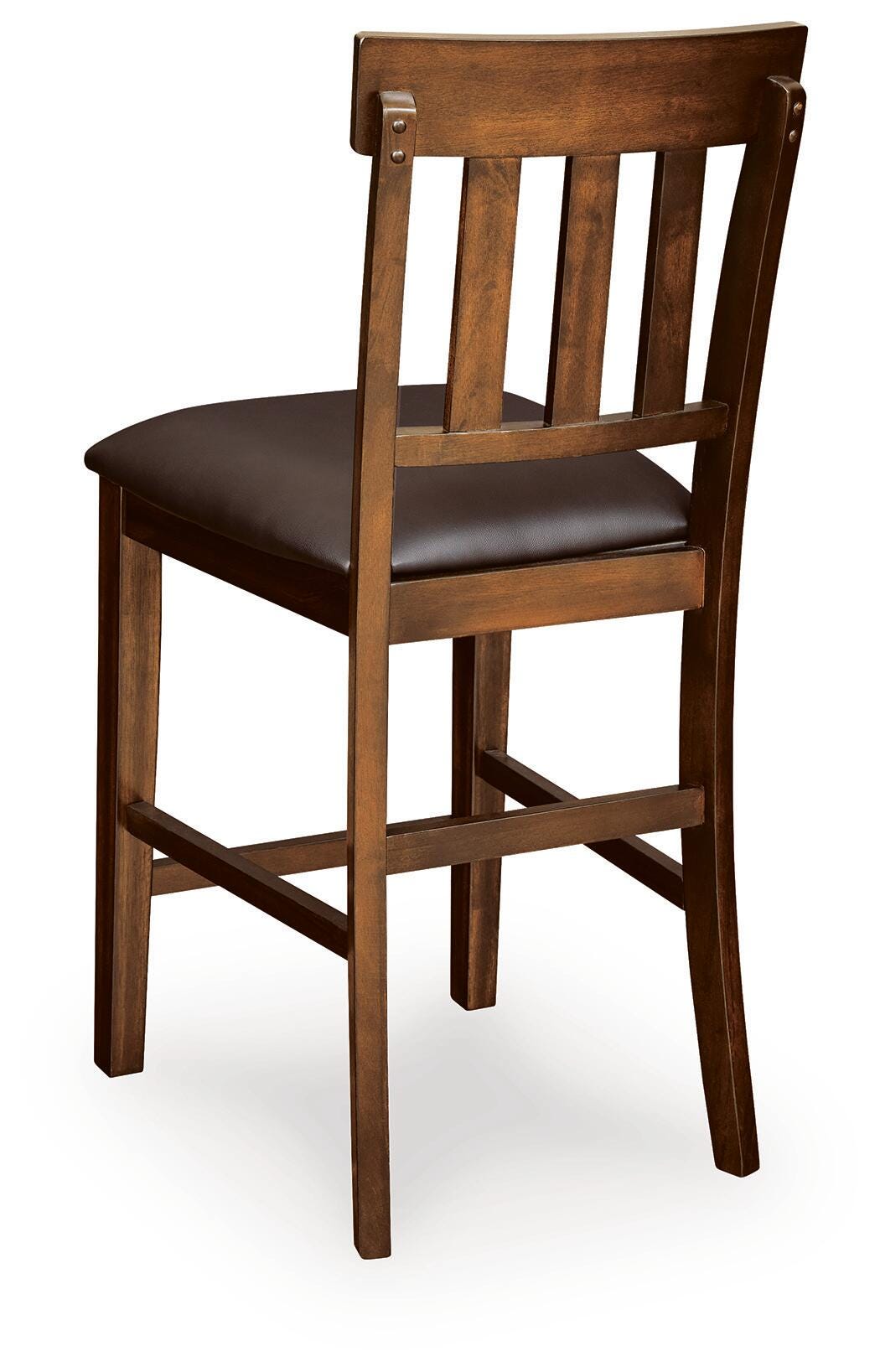 Ralene Medium Brown Counter Hight Dining Table and 6 Barstools (Online Special Price)