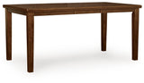 Ralene Medium Brown Counter Hight Dining Table and 6 Barstools (Online Special Price)