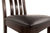 Haddigan Dark Brown Dining Chair (Set of 2) - Ornate Home