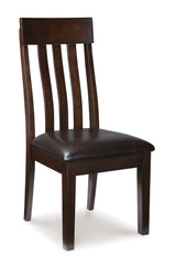 Haddigan Dark Brown Dining Chair (Set of 2) - Ornate Home