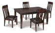 Haddigan Dark Brown Dining Room Sets - Ornate Home