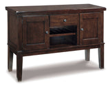 Haddigan Dark Brown Dining Server/Sideboard - Ornate Home