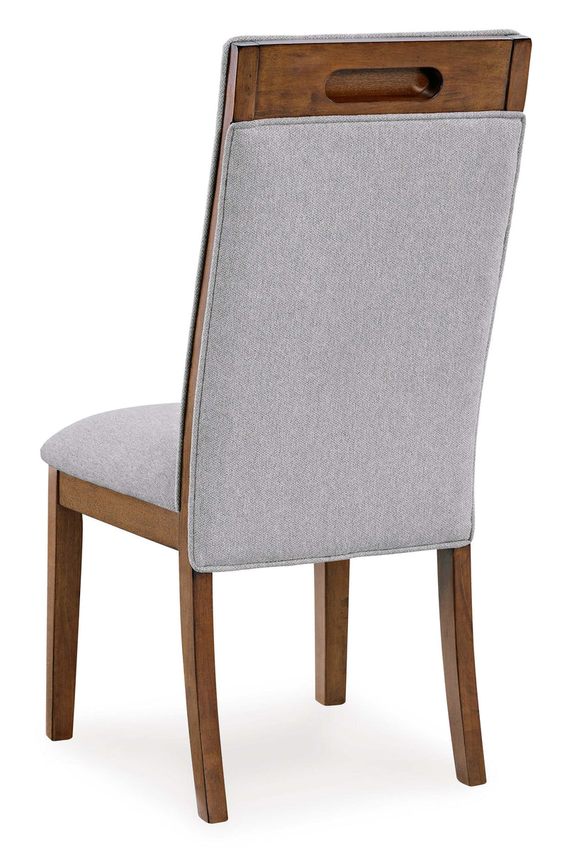 Lyncott Beige & Brown Dining Chair (Set of 2) - Ornate Home