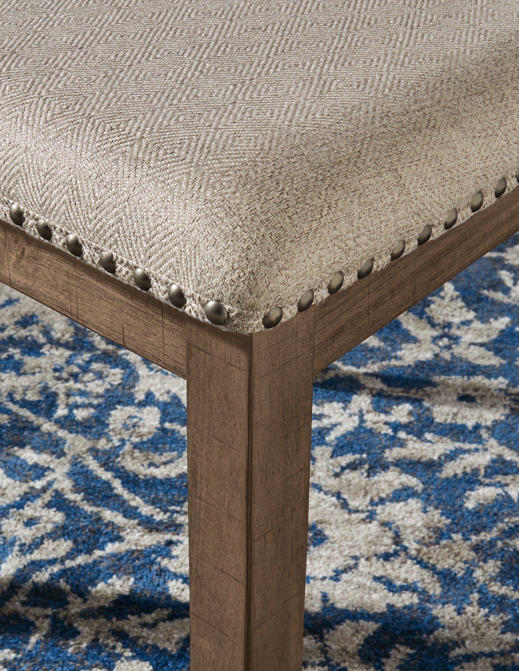 Moriville Beige Dining Table w/6 Chairs and Bench