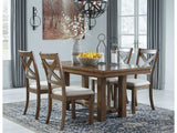 Moriville 5-Pieces Dining Set - Table and 4 Chairs - Ornate Home