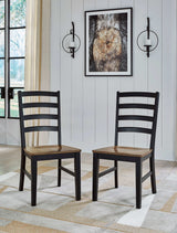 Wildenauer Brown & Black Dining Room Set / 5pc - Ornate Home