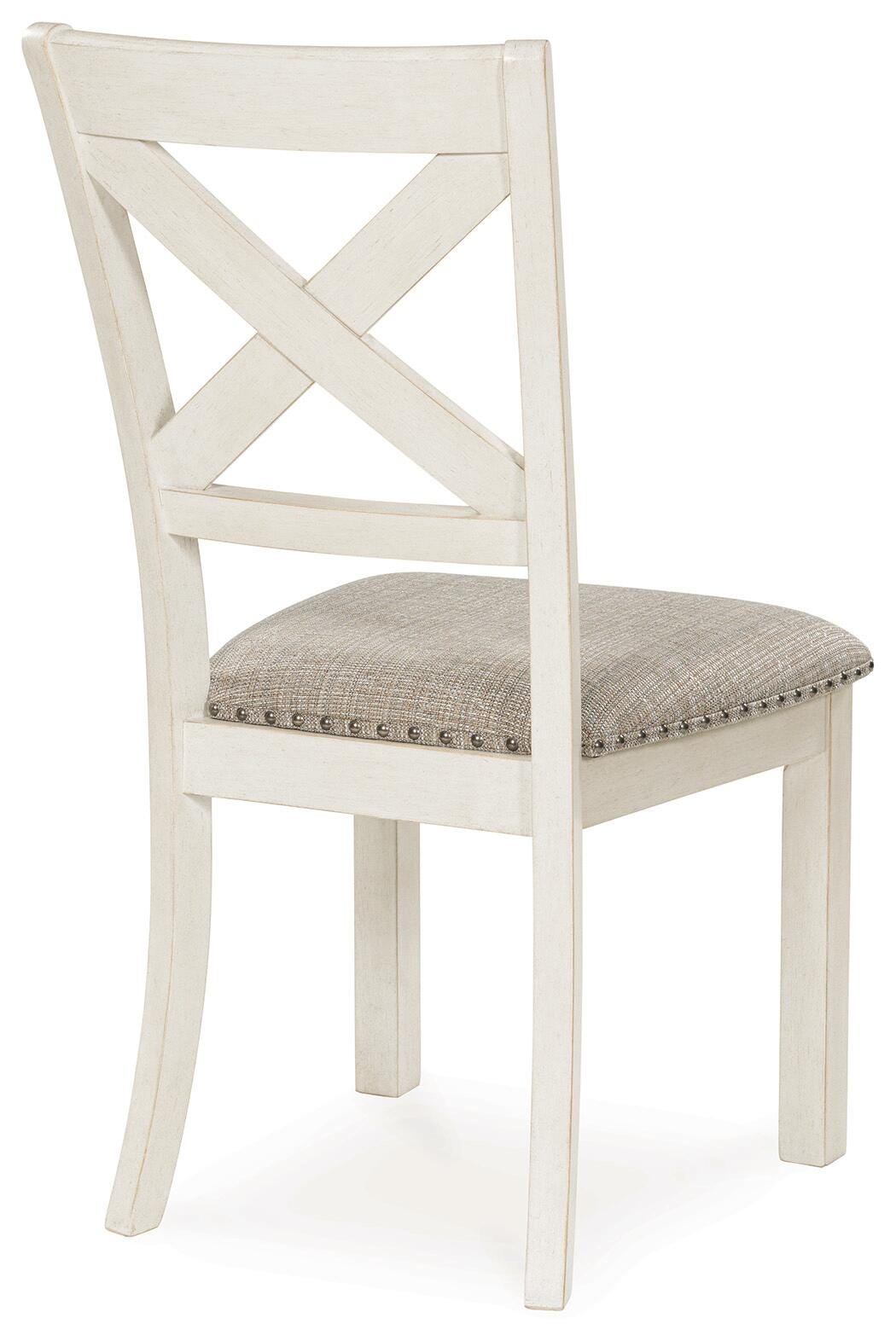 Robbinsdale Antique White Dining Table, 6 Chairs and Bench