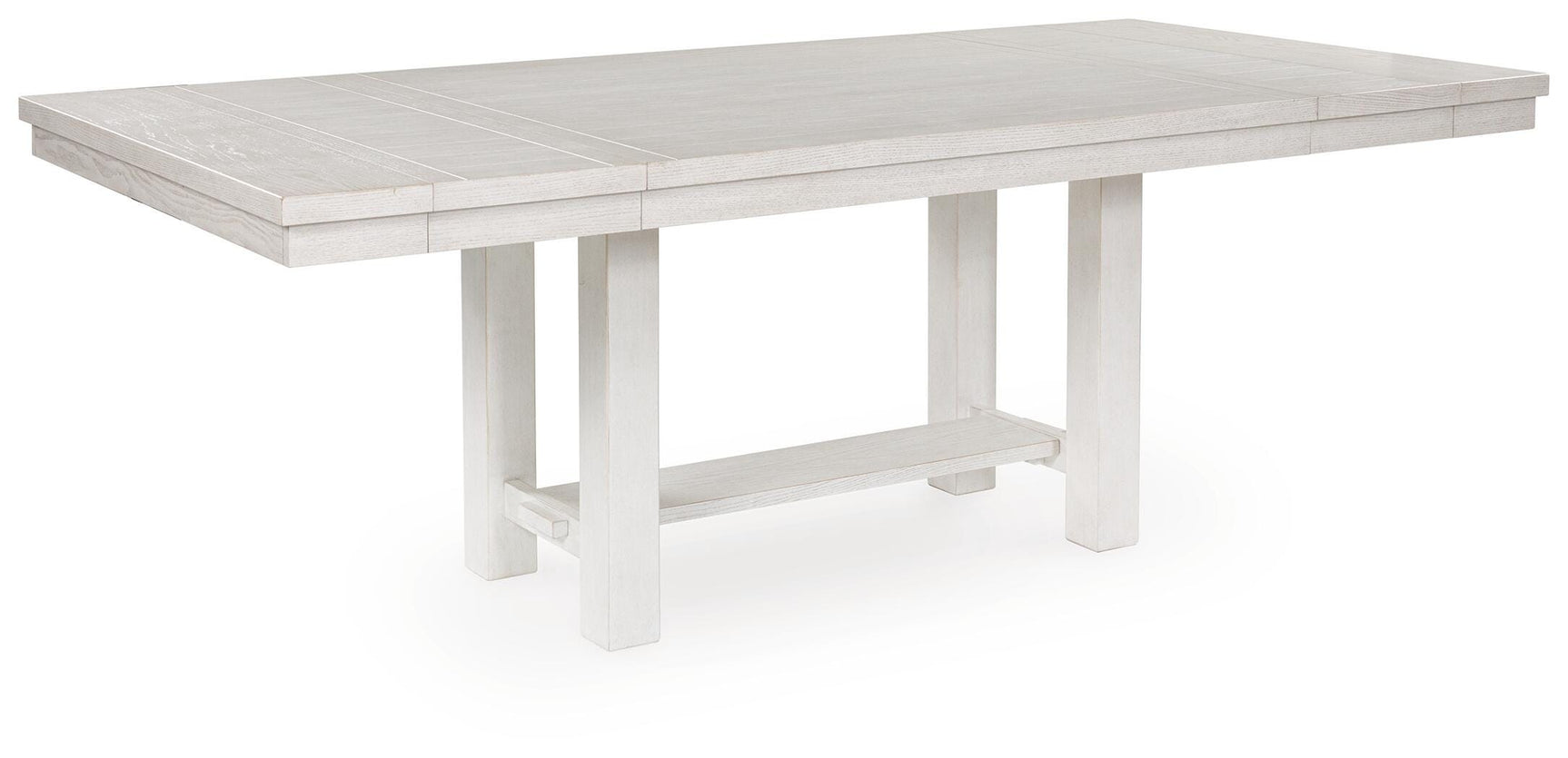 Robbinsdale Antique White Dining Table, 6 Chairs and Bench
