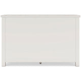 Robbinsdale Antique White Counter Height Dining Table w/6 Barstools & Bench and Server