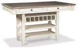 Bolanburg Antique White Counter Height Dining Table and 4 Barstools (Online Special Price)