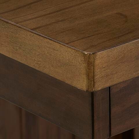 Anixburg Light Brown/Dark Brown Counter Height Dining Extension Table