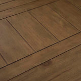 Anixburg Light Brown/Dark Brown Counter Height Dining Extension Table