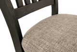 Tyler Creek Black/Gray Dining Table with 4 Chairs and Bench - Ornate Home