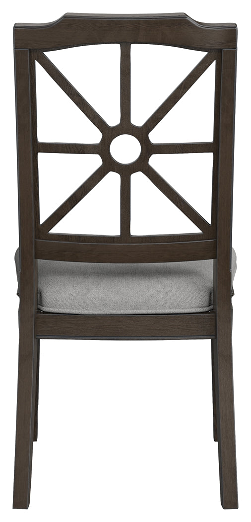 Tyler Creek Black/Grayish Brown Dining Table and 4 Chairs - Ornate Home