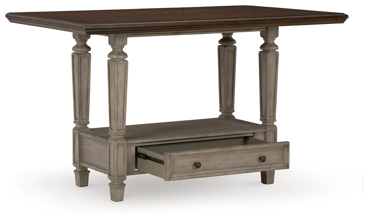 Lodenbay Antique Gray Counter Height Dining Table - Ornate Home