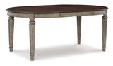 Lodenbay Two-tone Dining Table w/ Leaf - Ornate Home