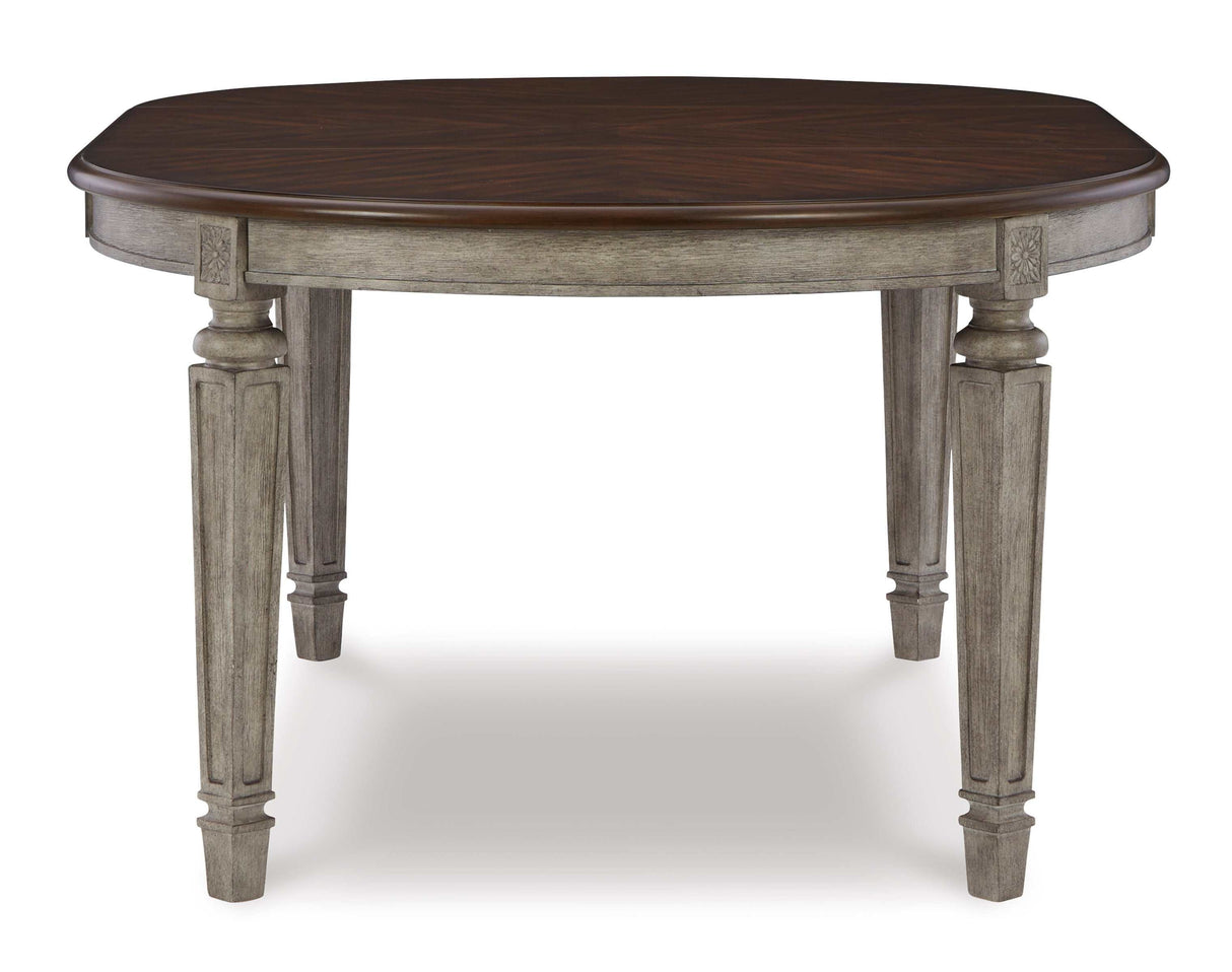 Lodenbay Two-tone Dining Table w/ Leaf - Ornate Home