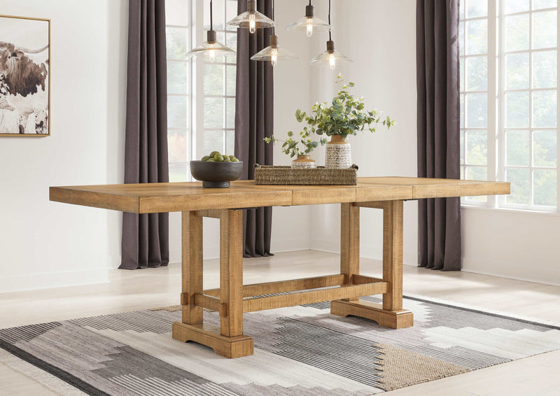 Havonplane Brown Counter Height Dining Extension Table
