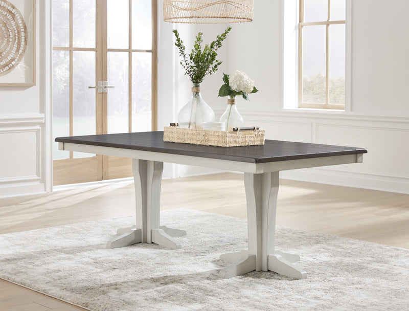 Darborn Gray/Brown Dining Table - Ornate Home