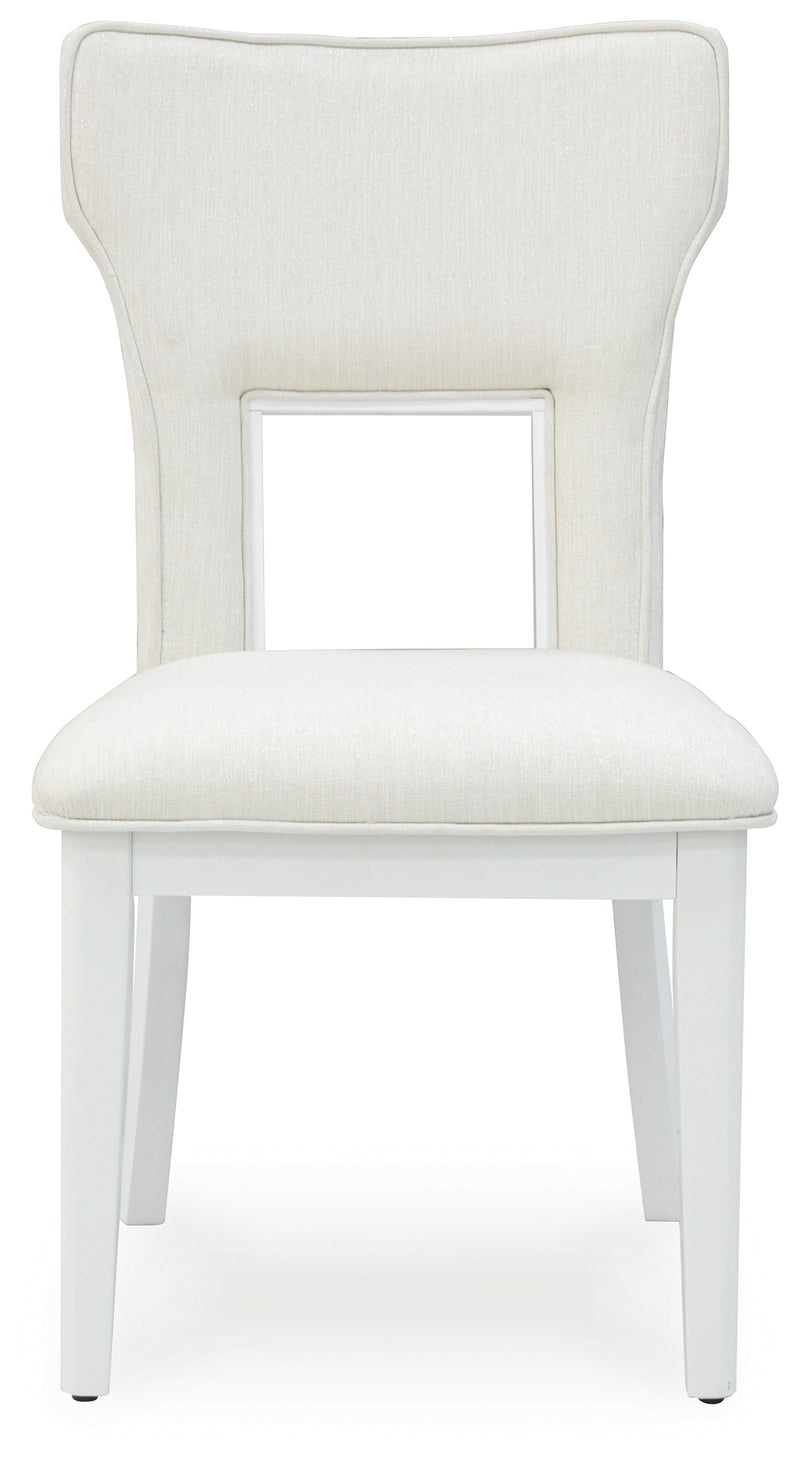 Chalanna White Dining Chair ( Set of 2) - Ornate Home