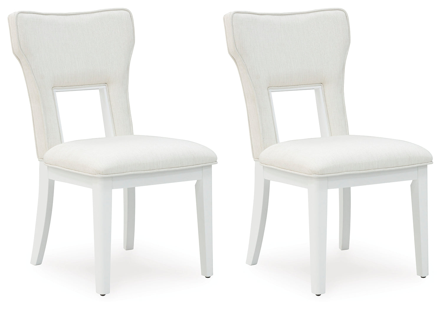 Chalanna White Dining Chair ( Set of 2) - Ornate Home