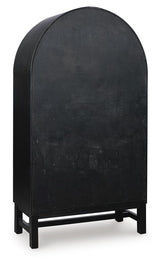Chadworth Black/Brown Display Cabinet