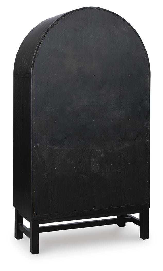 Chadworth Black/Brown Display Cabinet