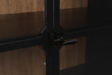 Chadworth Black/Brown Display Cabinet (Online Special Price)