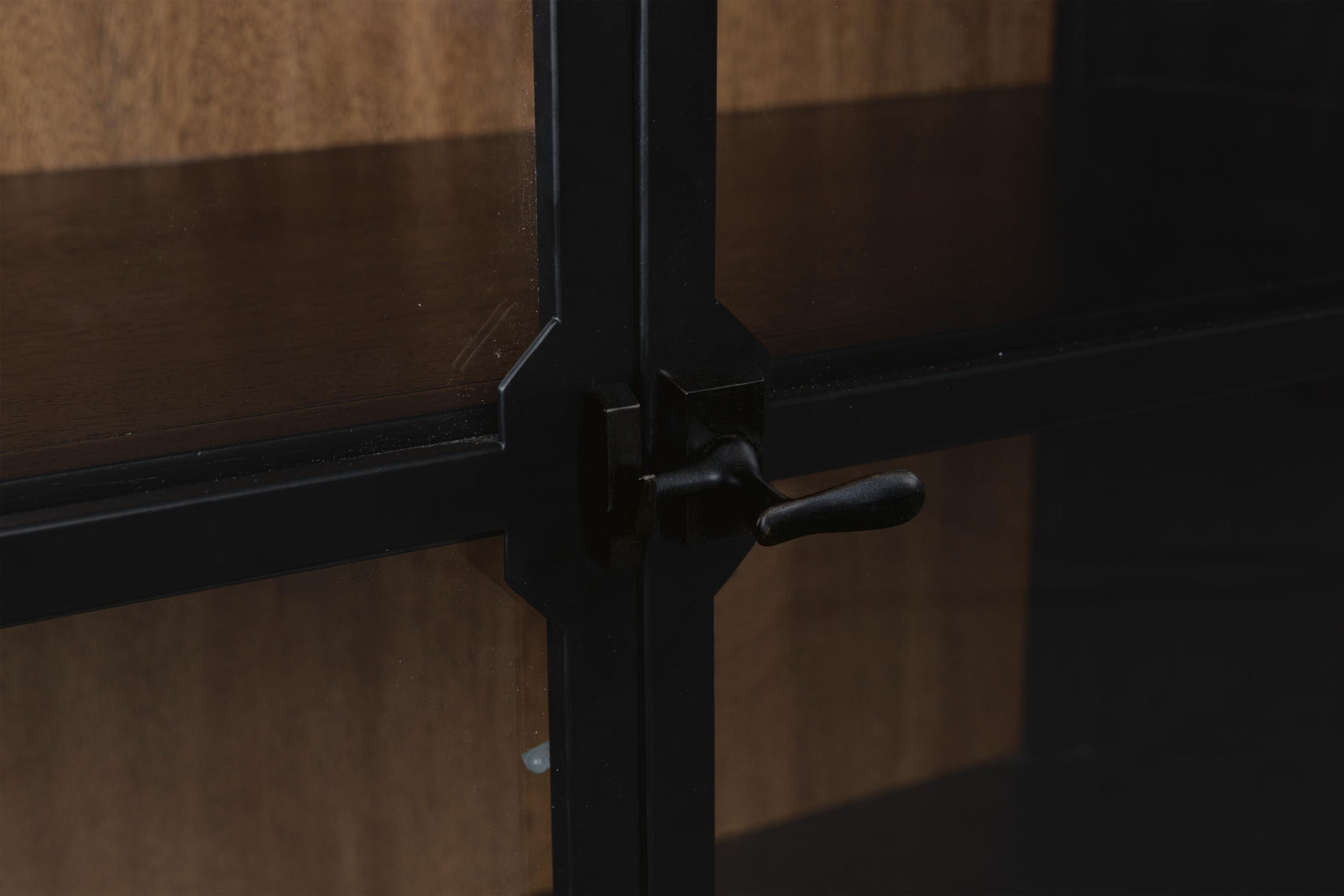 Chadworth Black/Brown Display Cabinet