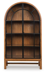 Chadworth Brown/Black Display Cabinet