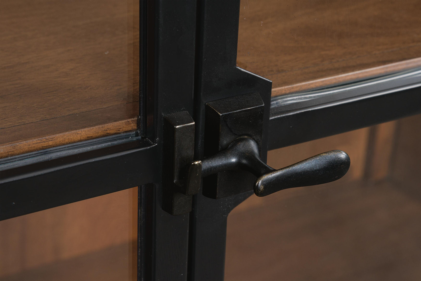 Chadworth Brown/Black Display Cabinet
