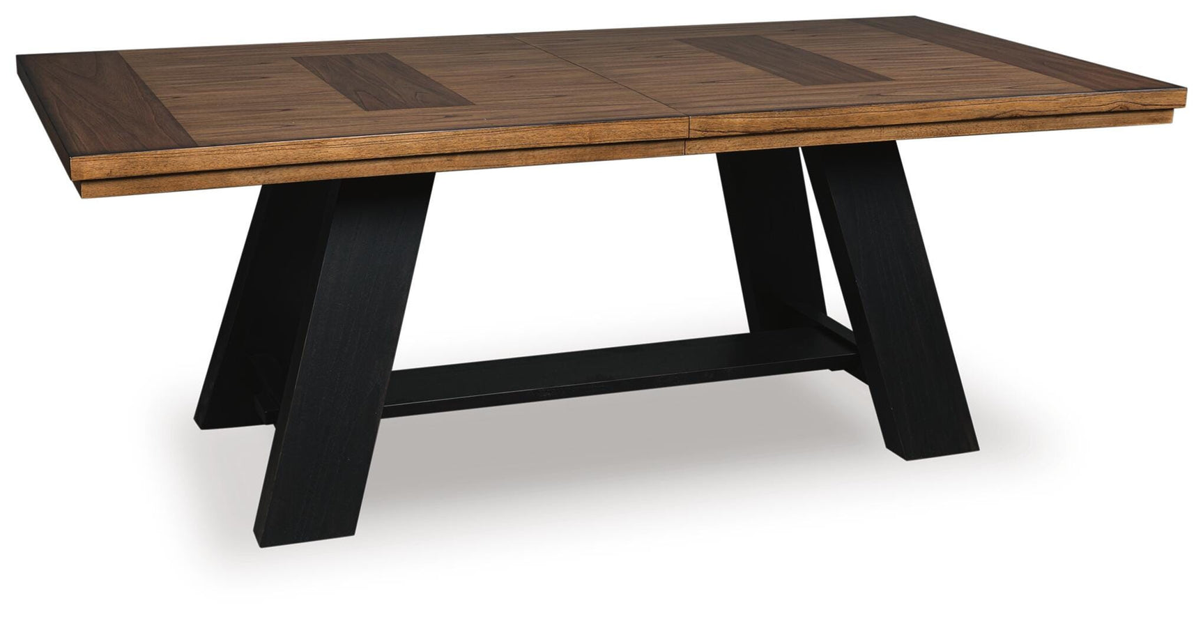 Chadworth Brown/Black Dining Extension Table