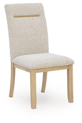 Lasinger Light Brown Dining UPH Side Chair (Set of 2) (Online Special Price)