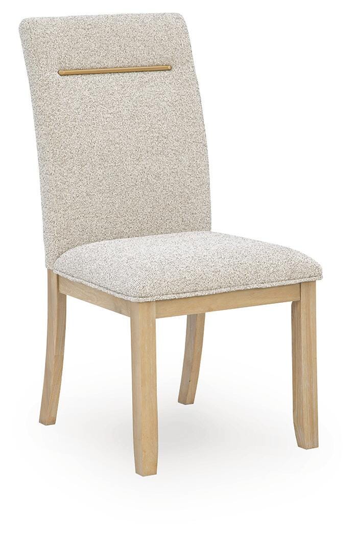 Lasinger Light Brown Dining UPH Side Chair (Set of 2) (Online Special Price)
