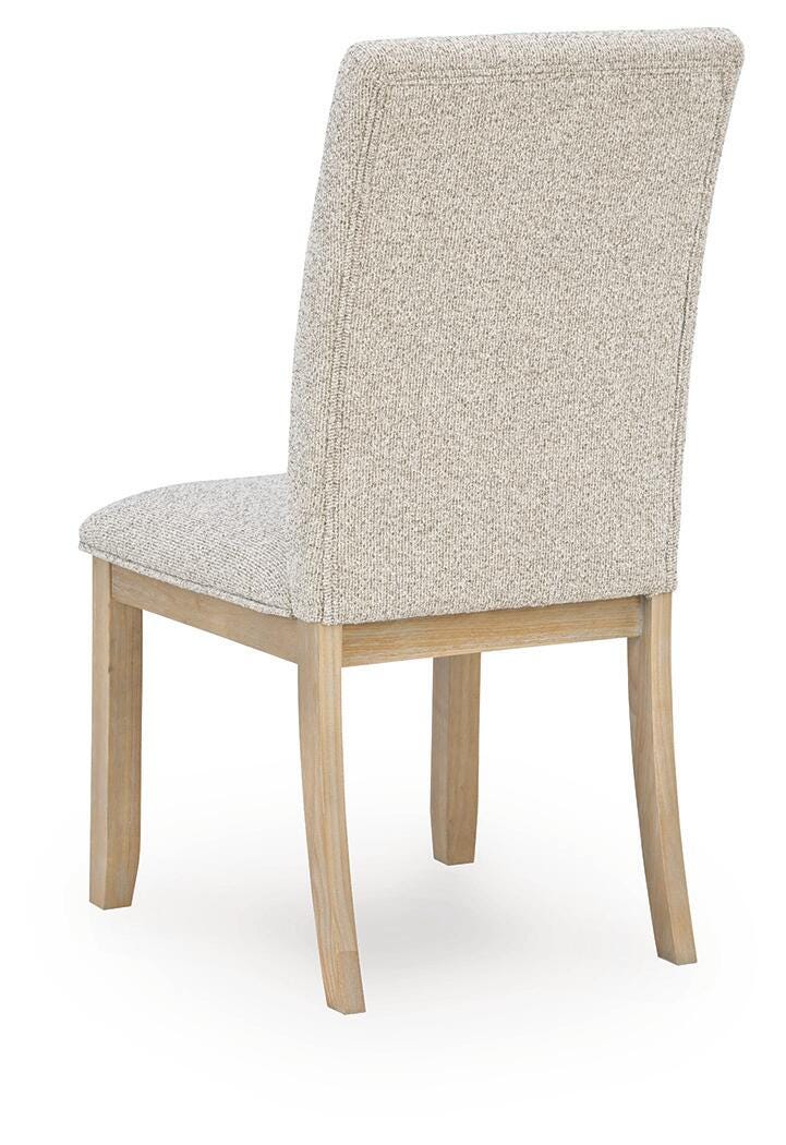 Lasinger Light Brown Dining Table and 4 Side Chair