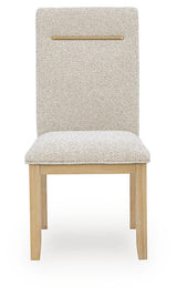 Lasinger Light Brown Dining Table and 4 Side Chair